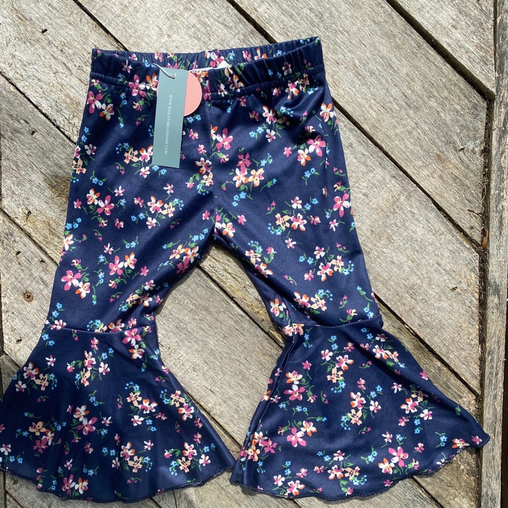 Bailey’s Blossoms floral bell bottom pants